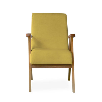 Sillón de acento individual Carlino Amarillo