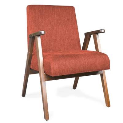 Sillón de acento individual Carlino Ladrillo