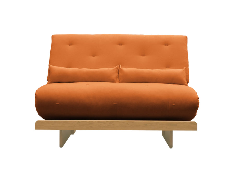 futón matrimonial bari calabaza natural sofa