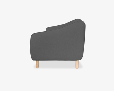 Sofá 2 plazas Comitán gris oxford