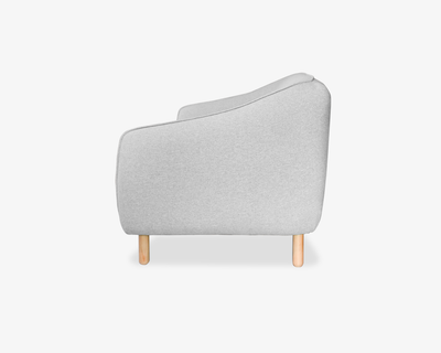 Sofá 2 plazas Comitán gris plata