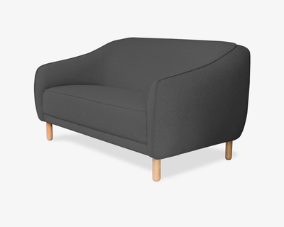 Sofá 2 plazas Comitán gris oxford