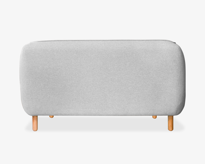 Sofá 2 plazas Comitán gris plata