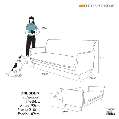 Sofá cama Dresden Azul Marino