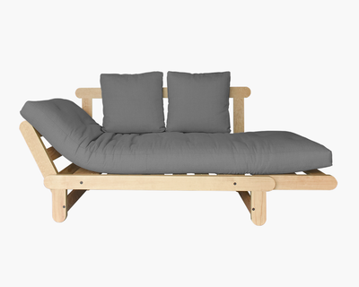 Futón Individual Mitla Gris Grafito