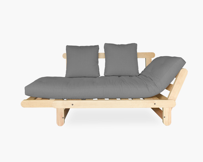 Futón Individual Mitla Gris Grafito