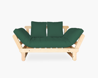 Futon individual Mitla gris ceniza