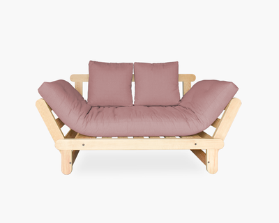 Futon individual Mitla gris ceniza