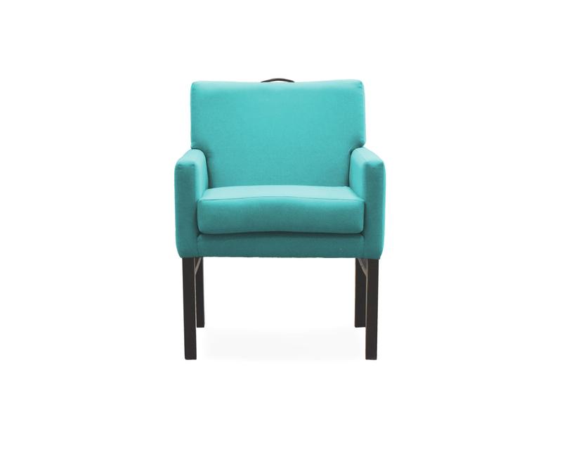 Sillón ocasional individual Ponti Turquesa