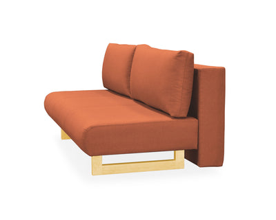 Sofá cama queen size Gotemburgo calabaza