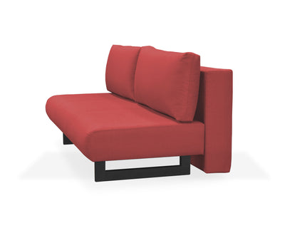 Sofá cama queen size Gotemburgo rojo