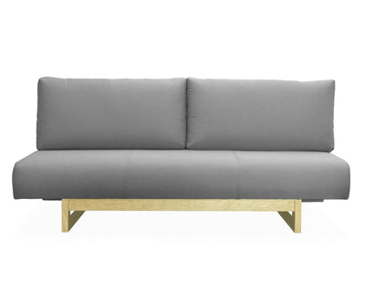 Sofá cama queen size Gotemburgo gris ceniza