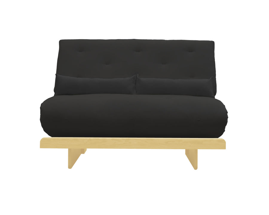futon matrimonial bari negro sofa natural