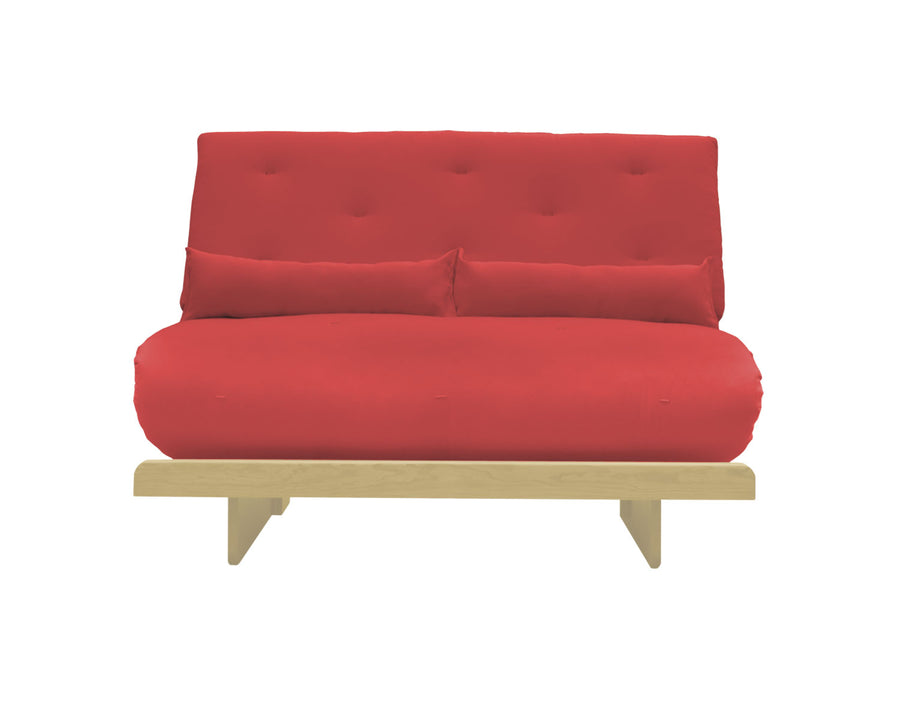 futon matrimonial bari rojo sofa natural