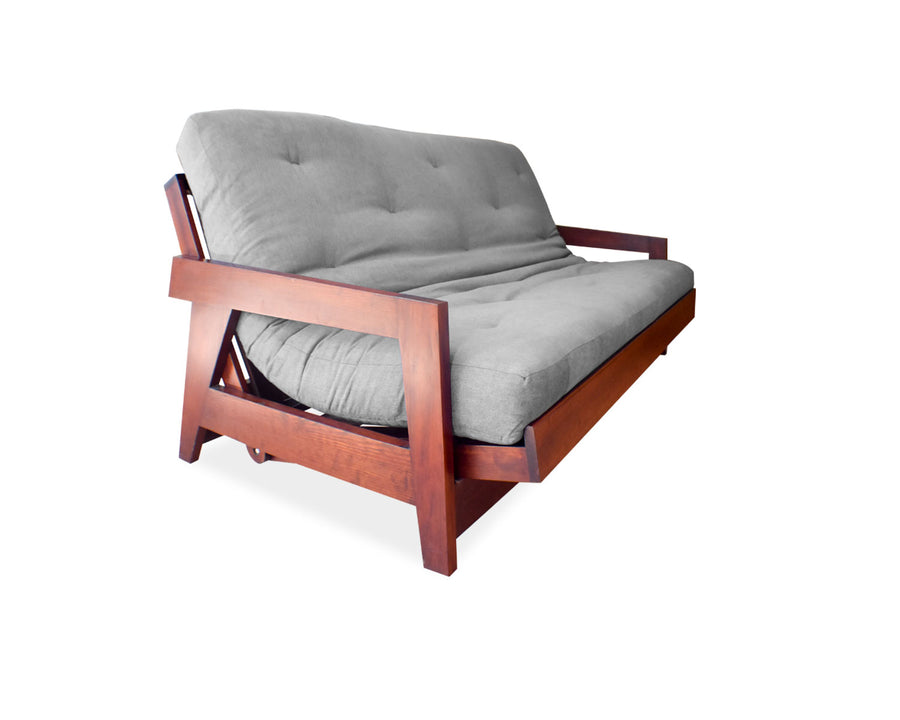 Futón Matrimonial Verona Gris Ceniza