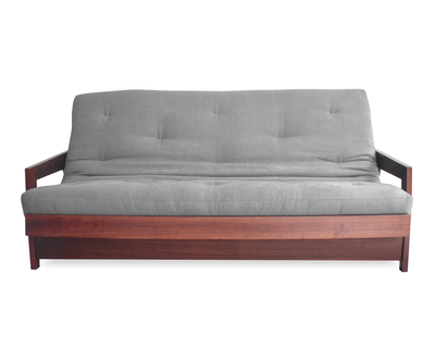 Futón Matrimonial Verona Gris Ceniza