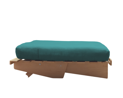 Futón Matrimonial Napoli Verde Turquesa