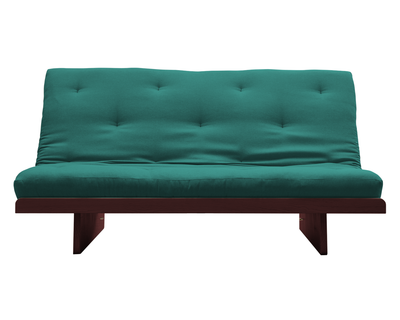 Futón Matrimonial Napoli Verde Turquesa