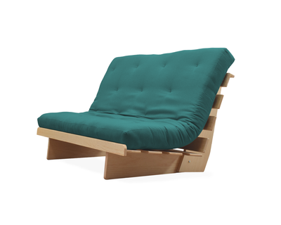 Futón Matrimonial Napoli Verde Turquesa