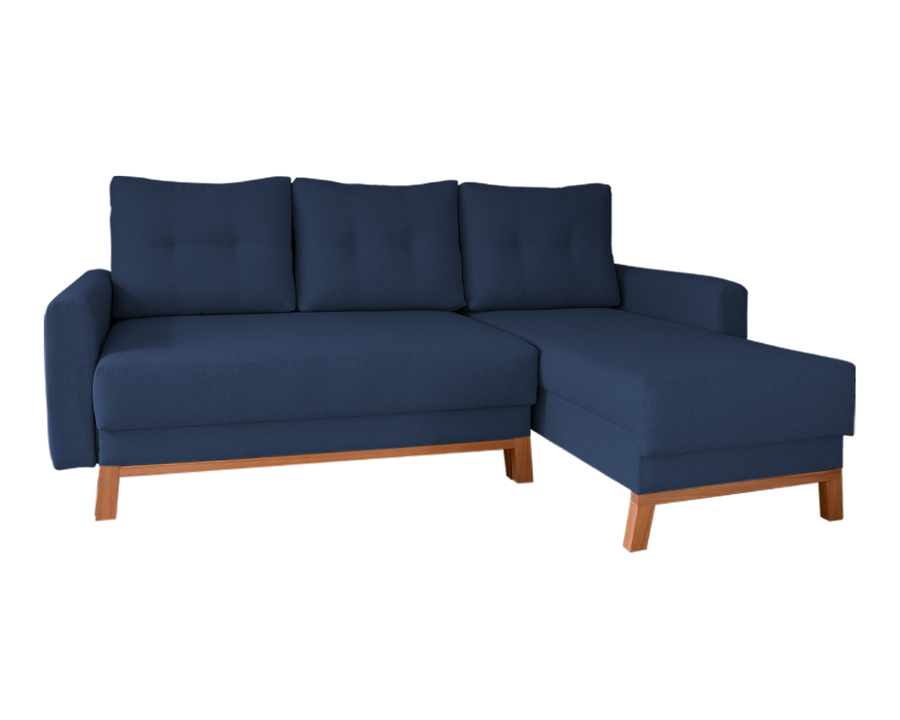 Sala esquinera Carlota derecha Azul Marino