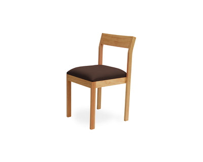 Silla apilable de madera Mifune cafe