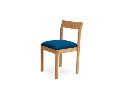 Silla apilable de Madera Mifune Azul Marino