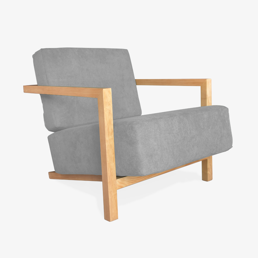 Sillón Cabo Pulmo Gris Ceniza