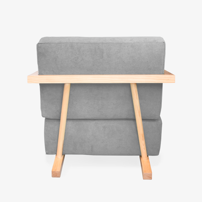 Sillón Cabo Pulmo Gris Ceniza