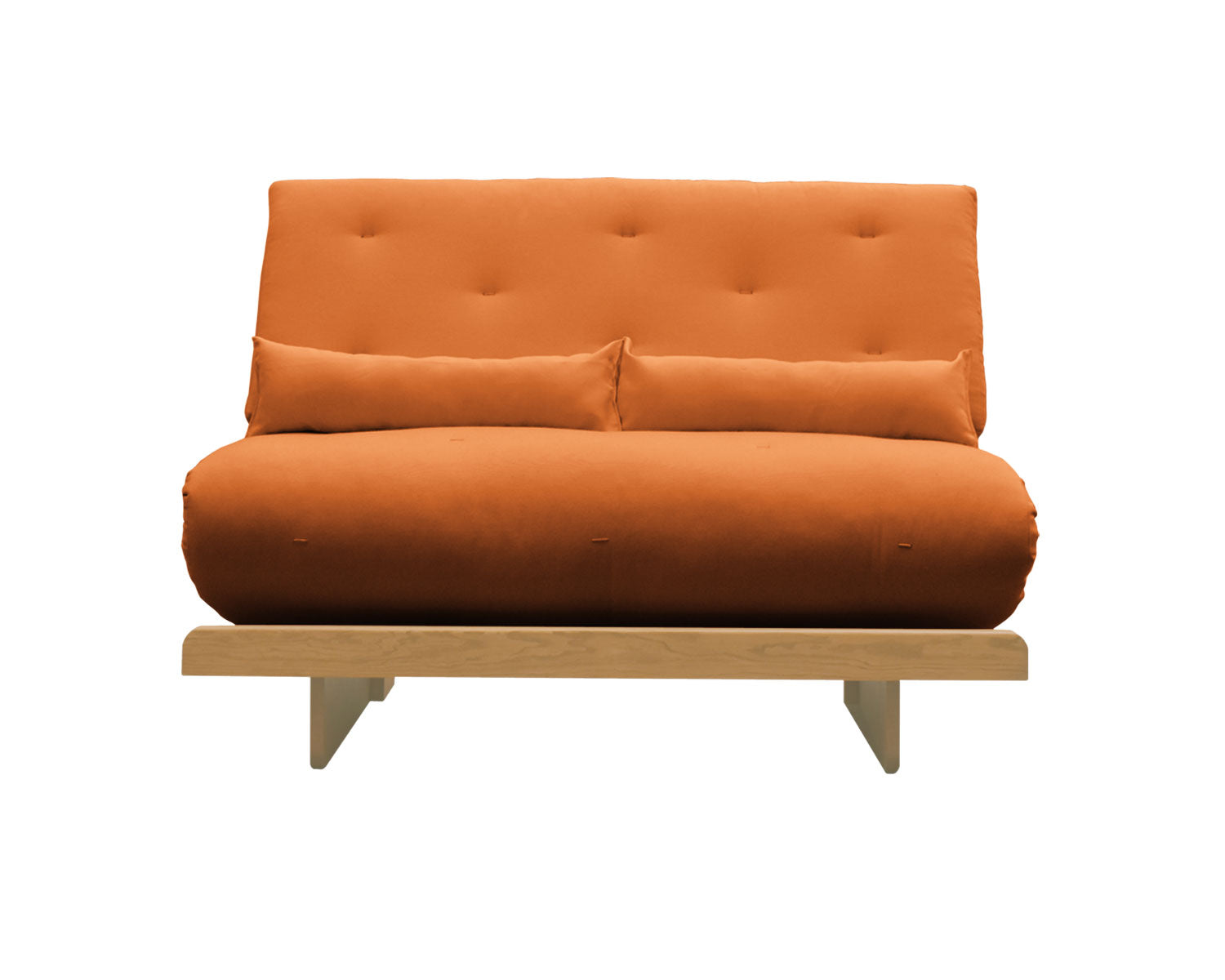 futón matrimonial bari calabaza natural sofa