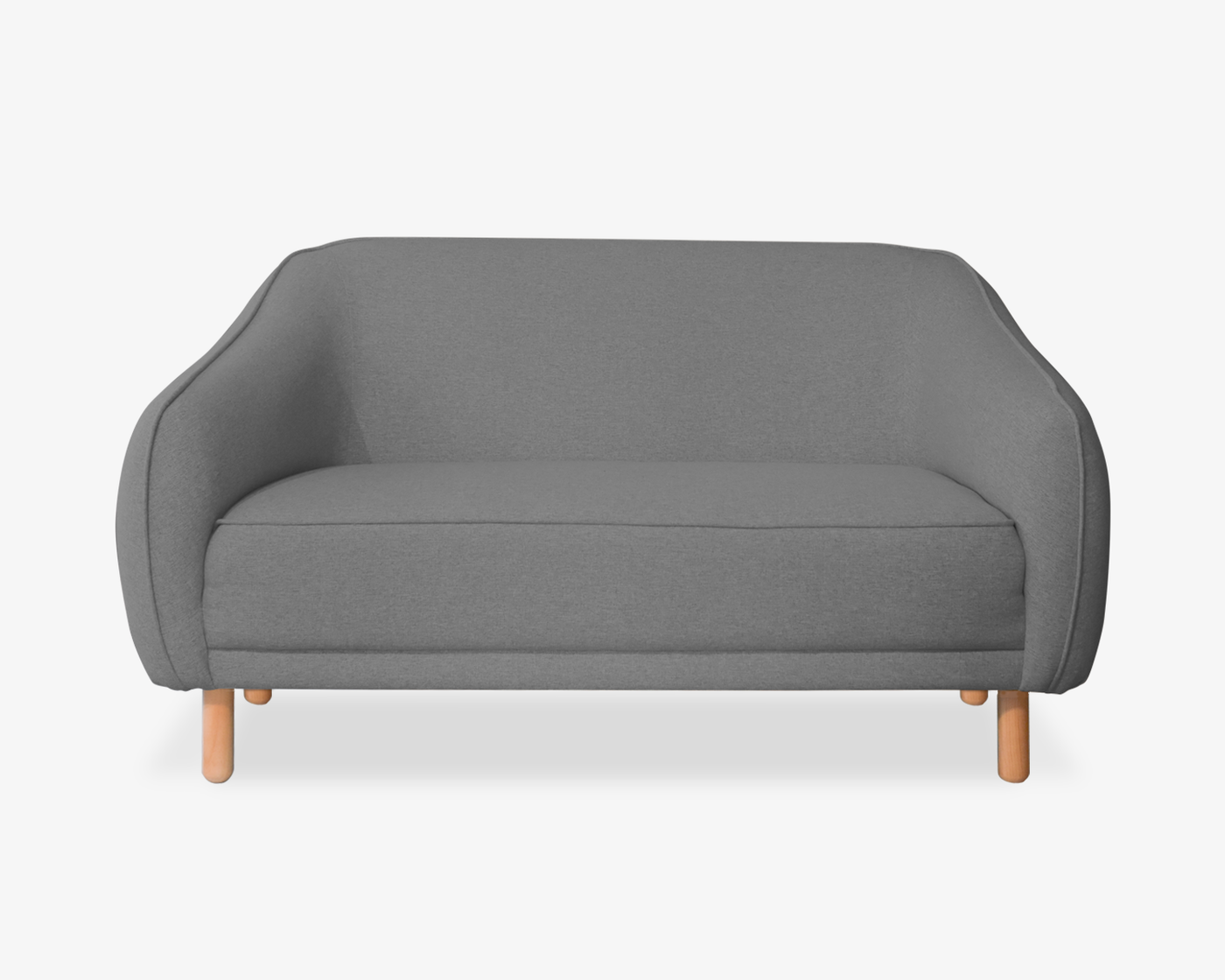 Sofá 2 plazas Comitán gris grafito