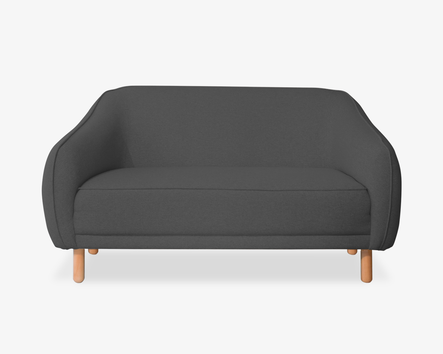 Sofá 2 plazas Comitán gris oxford