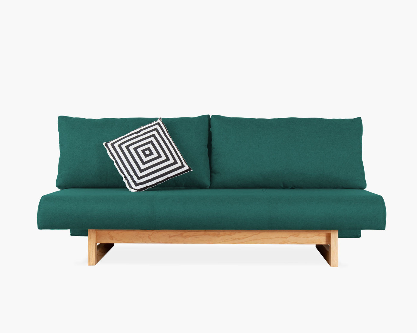 Sofá cama queen size Gotemburgo Esmeralda