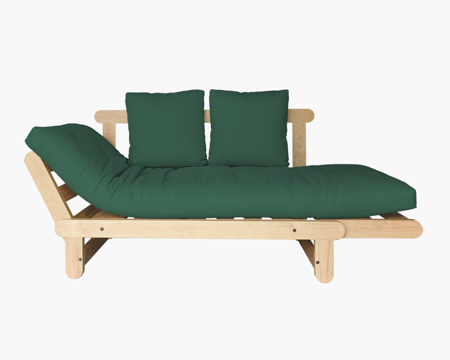 Futón Individual Mitla Verde Esmeralda