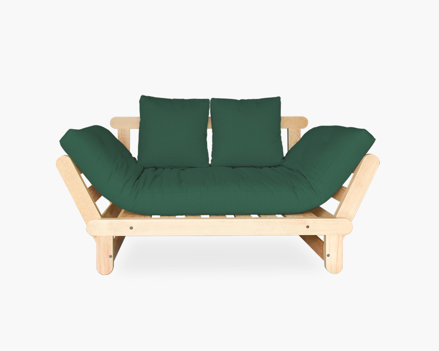 Futon individual Mitla gris ceniza