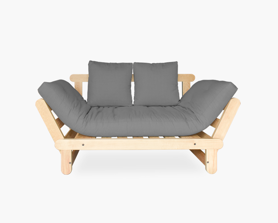 Futón Individual Mitla Gris Grafito