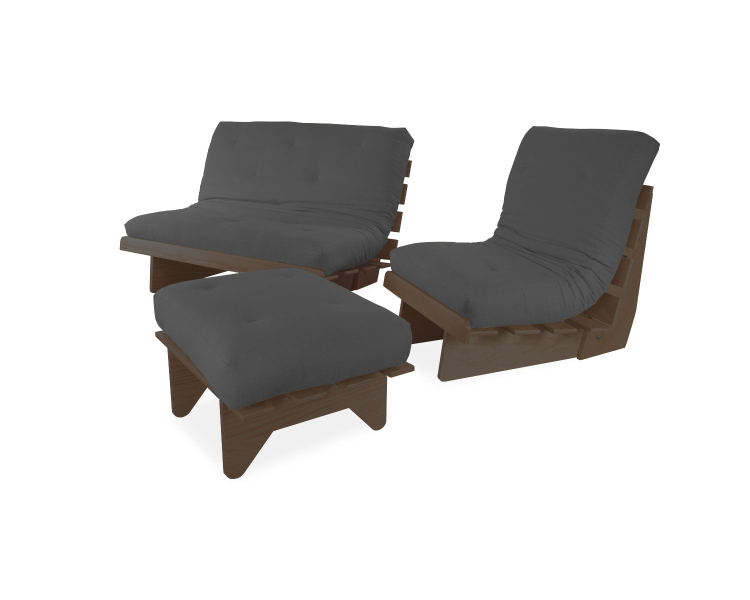 Sala Futón Napoli Gris Grafito