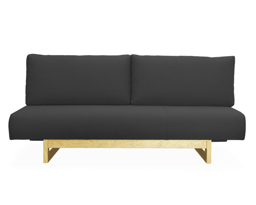 Sofá cama queen size Gotemburgo negro