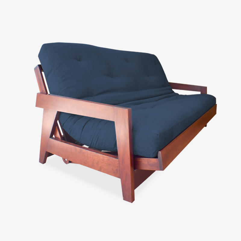 Futón Matrimonial Verona Azul Marino