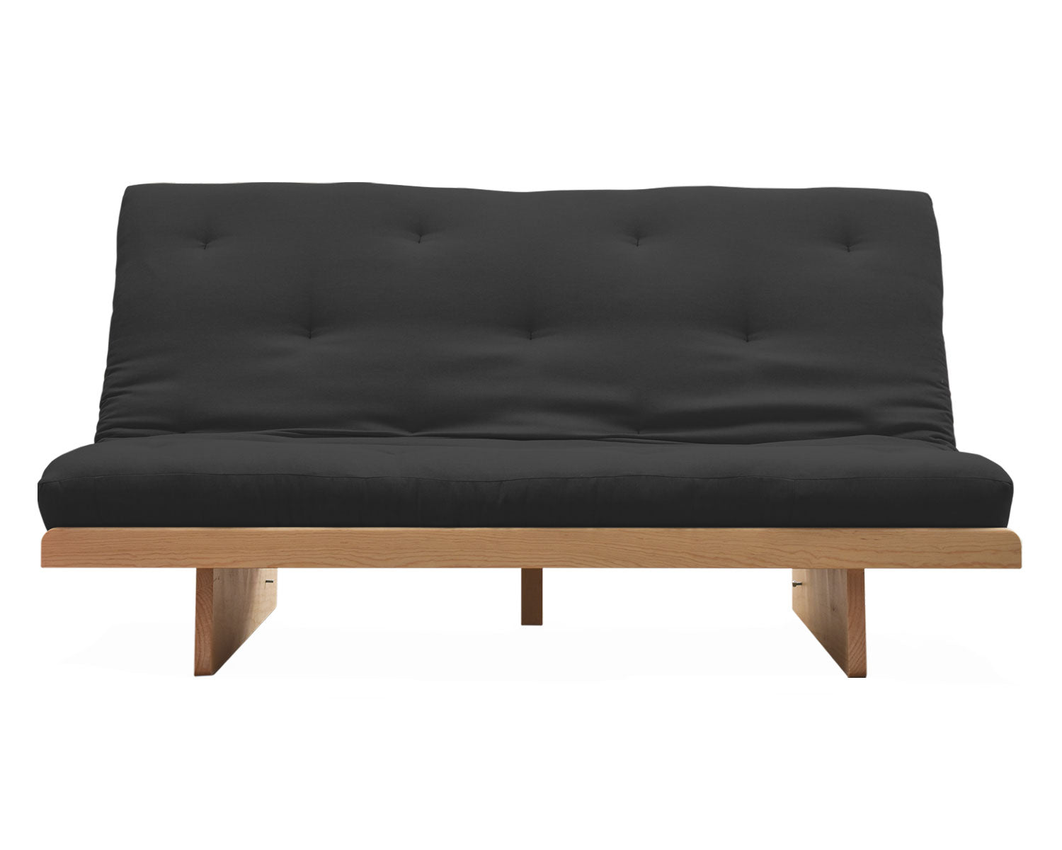 Futon matrimonial Napoli negro sofa natural