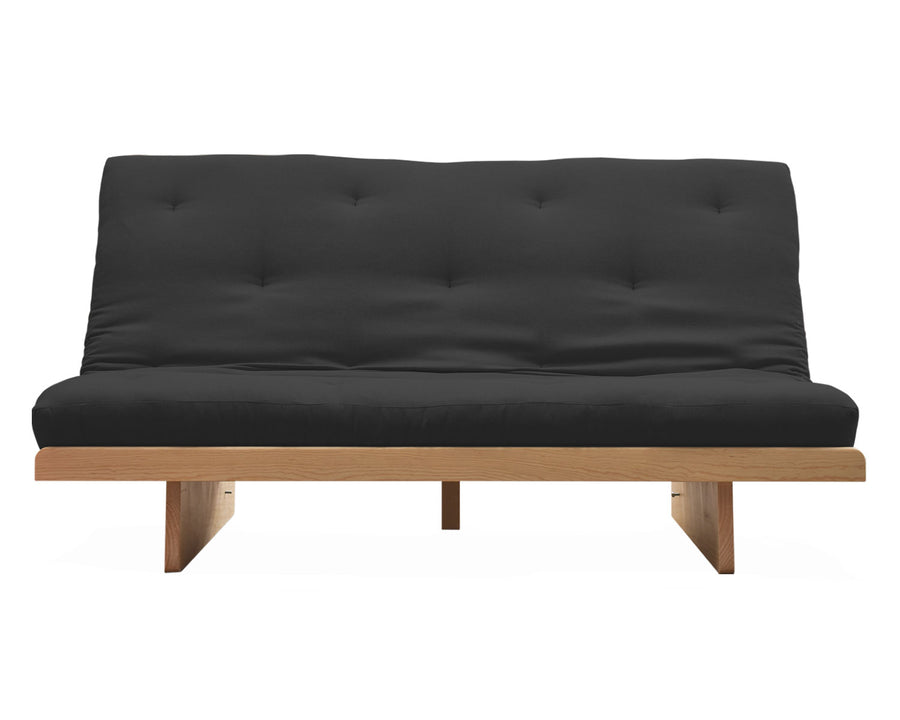 Futon matrimonial Napoli negro sofa natural