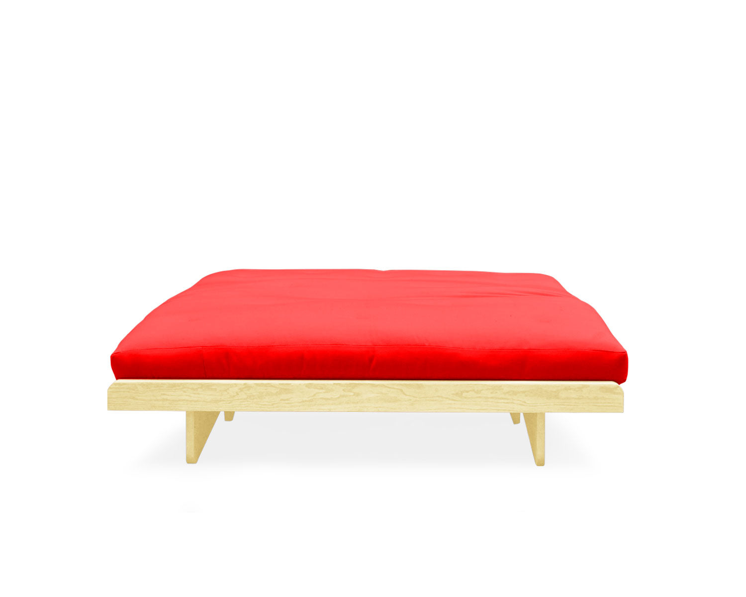 futon matrimomial bari rojo cama natural