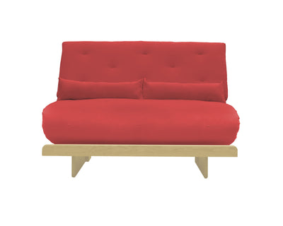 futon matrimonial bari rojo sofa natural