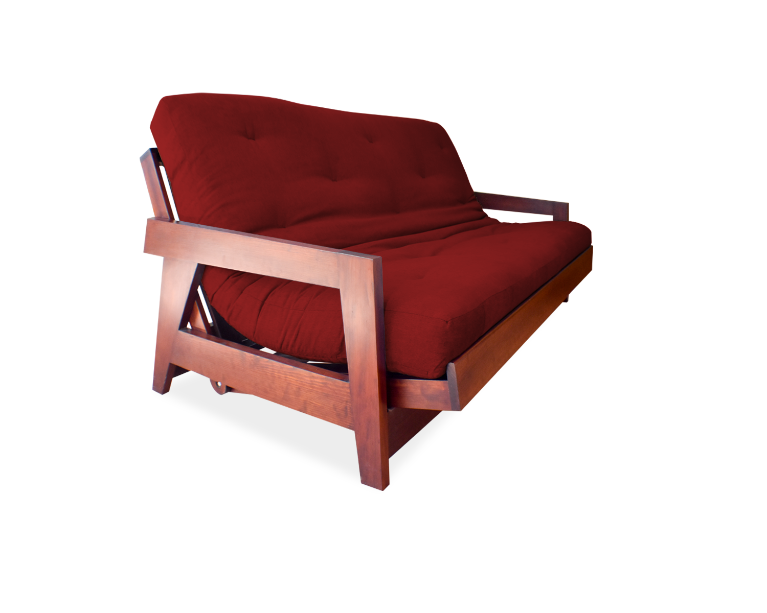 Futón Matrimonial Verona Rojo Amapola