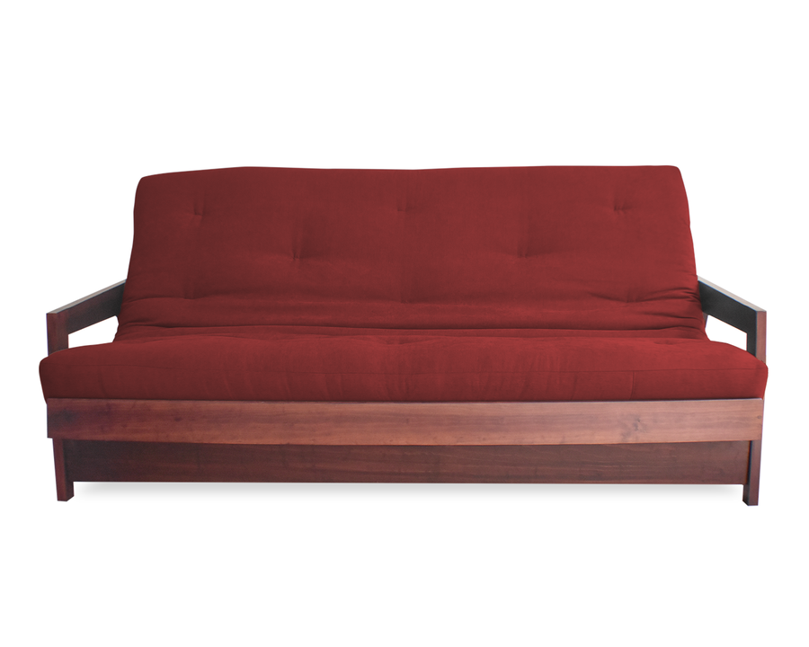 Futón Matrimonial Verona Rojo Amapola