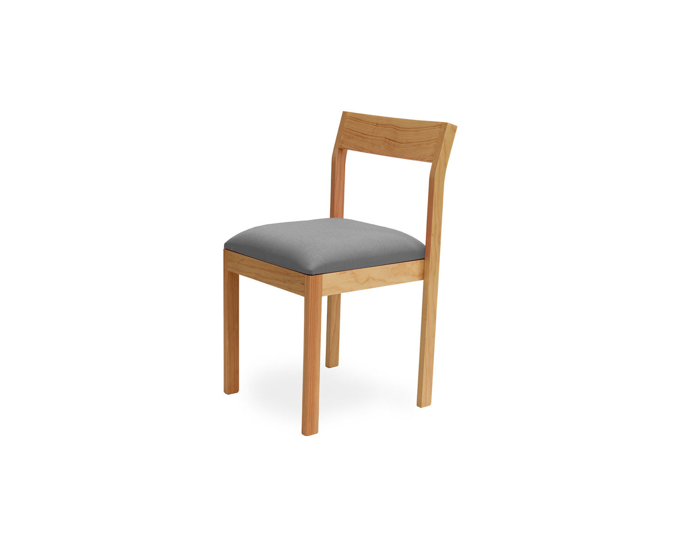 Silla apilable de madera Mifune Gris Ceniza