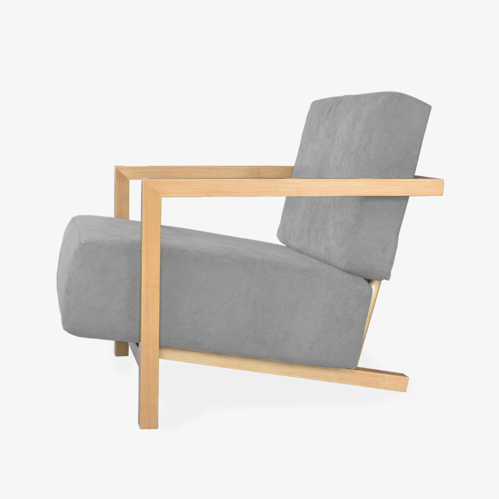 Sillón Cabo Pulmo Gris Ceniza